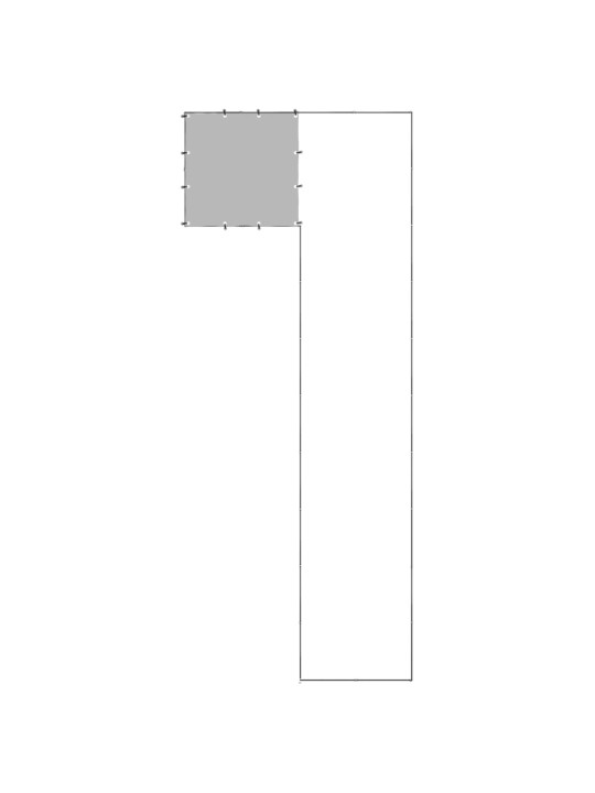 Psí kotec černý 7,26 m² ocel