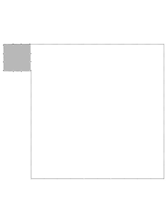 Psí kotec černý 31,46 m² ocel