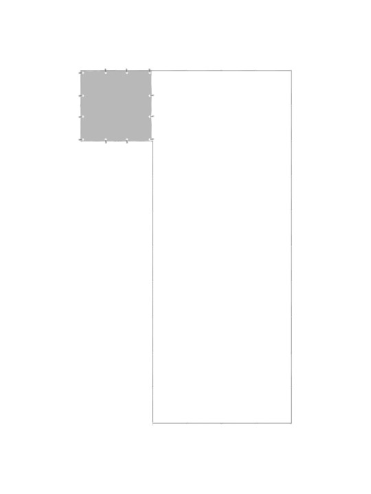 Psí kotec stříbrný 19,36 m² ocel