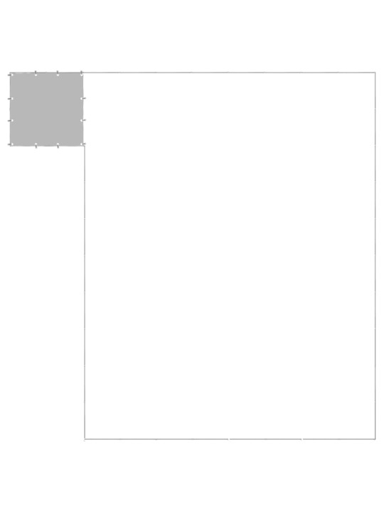 Psí kotec stříbrný 25,41 m² ocel