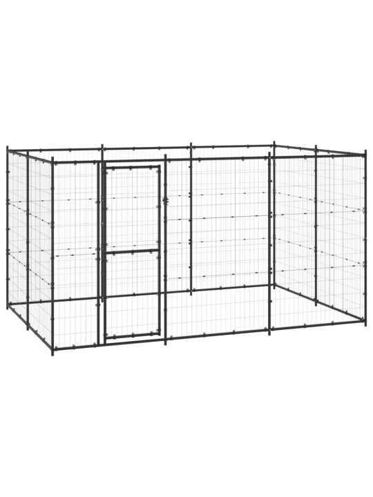 Venkovní psí kotec ocel 7,26 m²