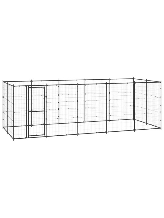 Venkovní psí kotec ocel 12,1 m²