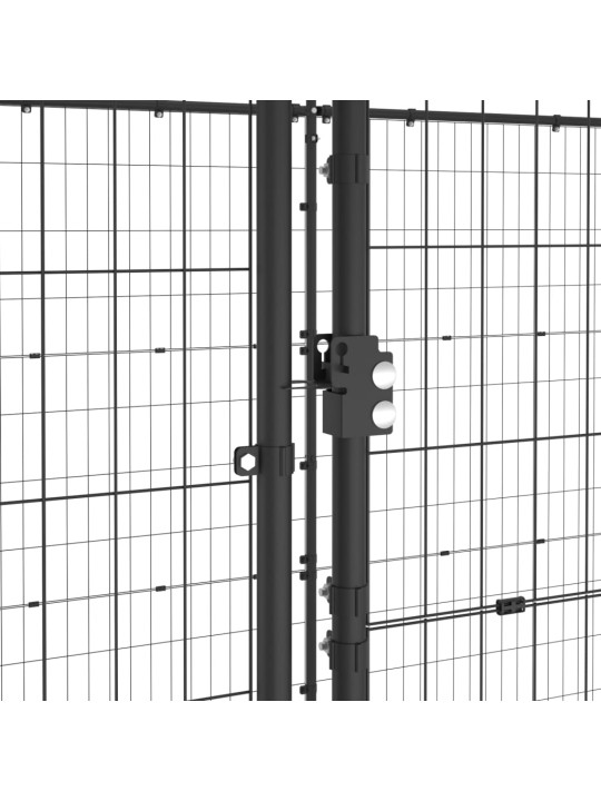 Venkovní psí kotec ocel 12,1 m²