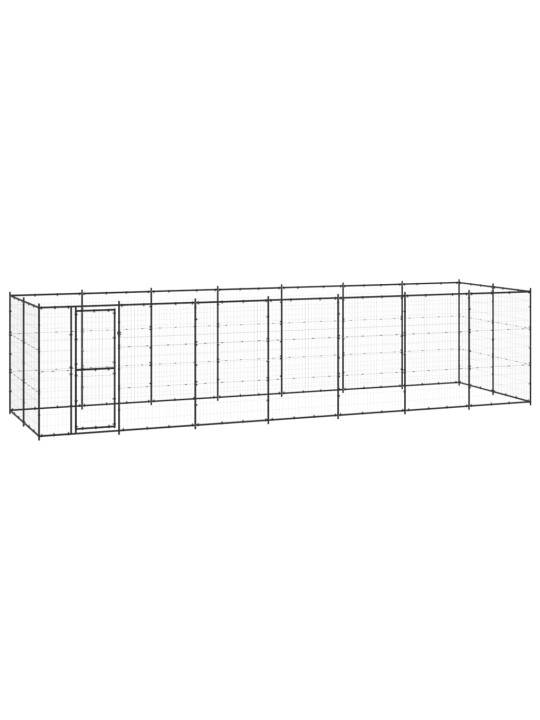 Venkovní psí kotec ocel 16,94 m²