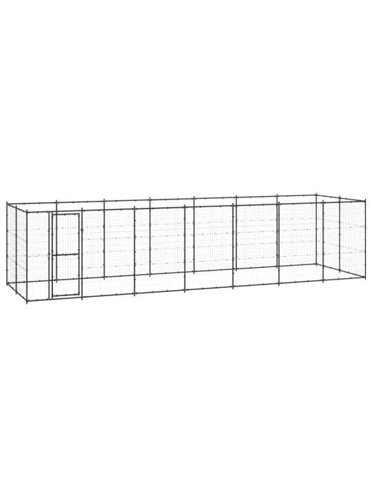 Venkovní psí kotec ocel 16,94 m²