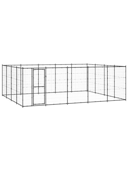 Venkovní psí kotec ocel 24,2 m²