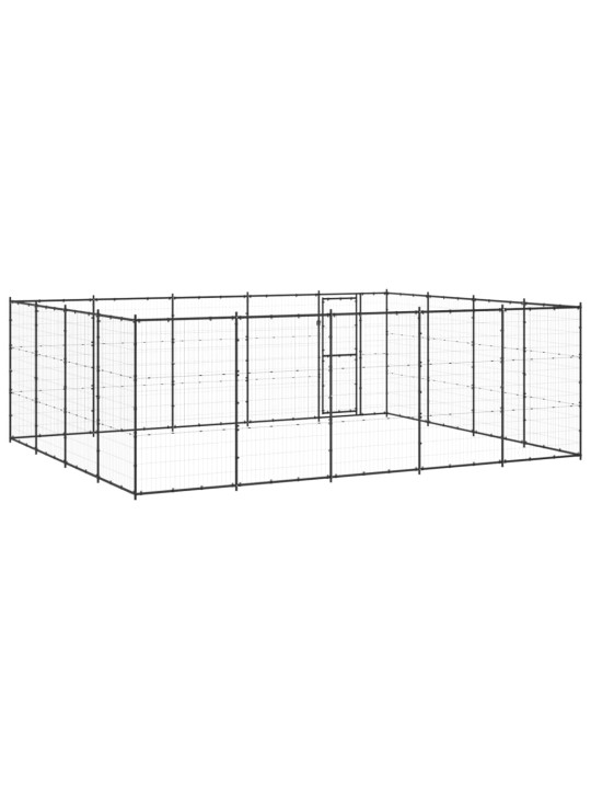 Venkovní psí kotec ocel 24,2 m²