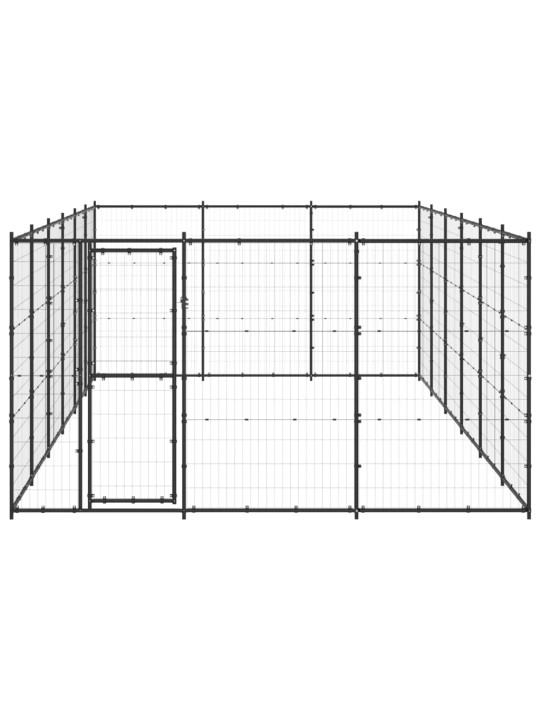 Venkovní psí kotec ocel 21,78 m²