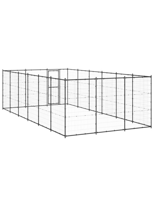 Venkovní psí kotec ocel 21,78 m²