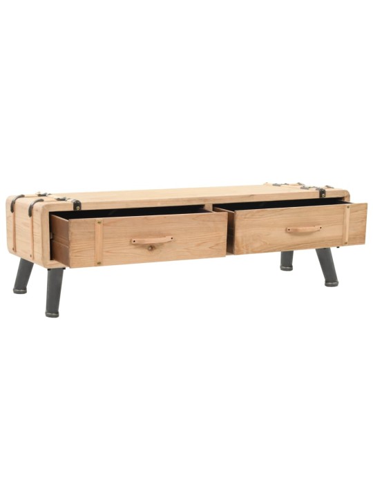 TV stolek 110 x 33 x 35 cm masivní jedlové dřevo