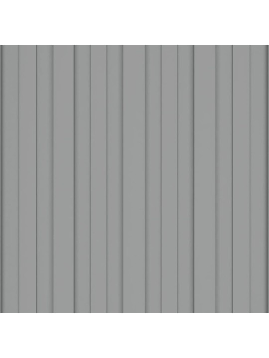 Střešní panely 36 ks pozinkovaná ocel šedé 80 x 45 cm