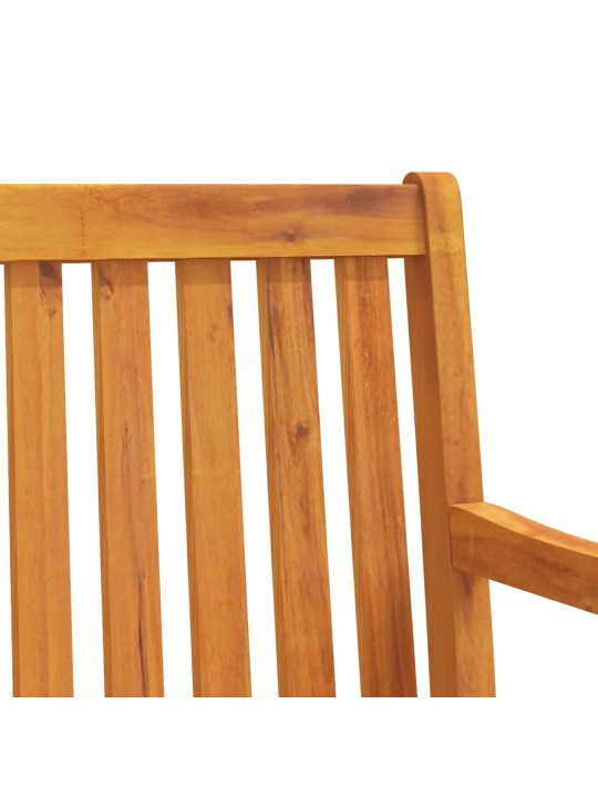 Zahradní lavice 219 cm masivní akáciové dřevo