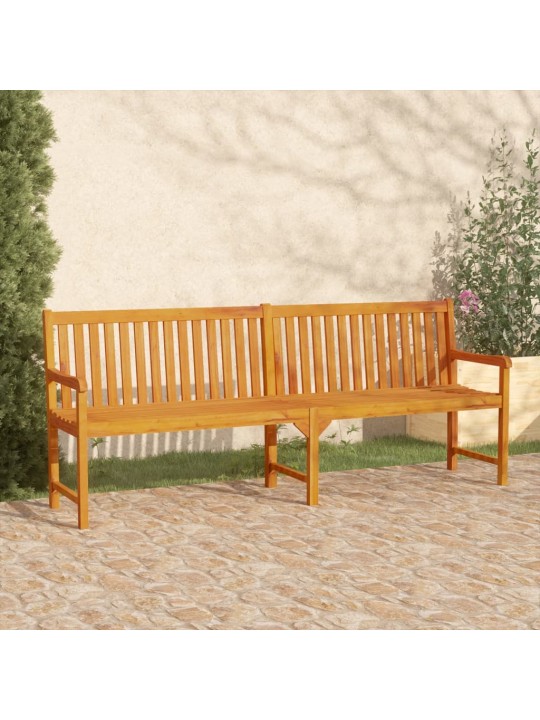Zahradní lavice 219 cm masivní akáciové dřevo