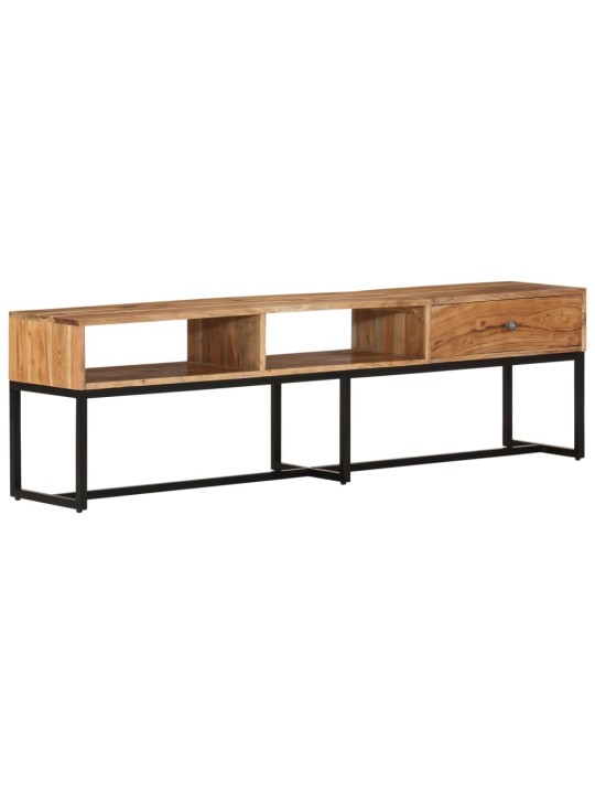TV skříňka 160 x 30 x 45 cm masivní akáciové dřevo