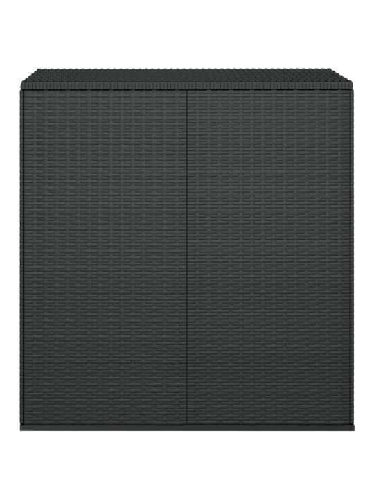 Zahradní úložný box PE ratan 100 x 49 x 103,5 cm černý