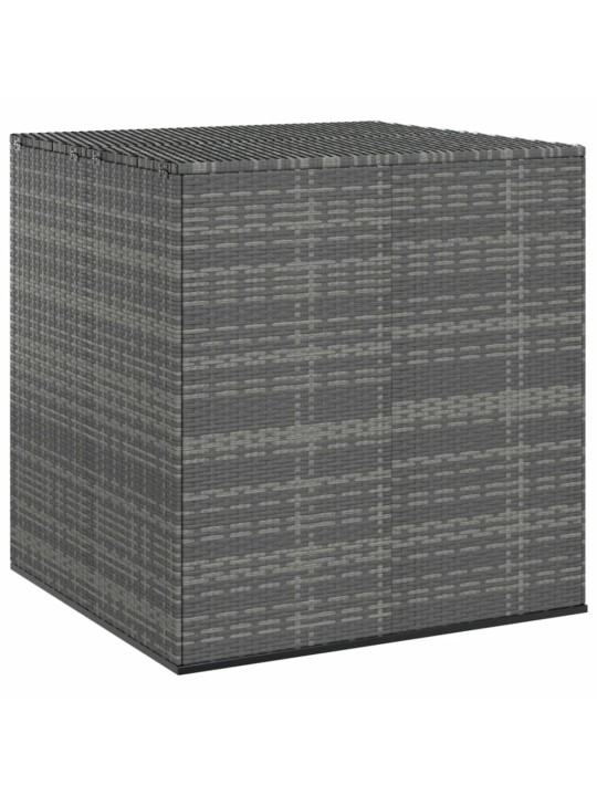 Zahradní úložný box PE ratan 100 x 97,5 x 104 cm šedý