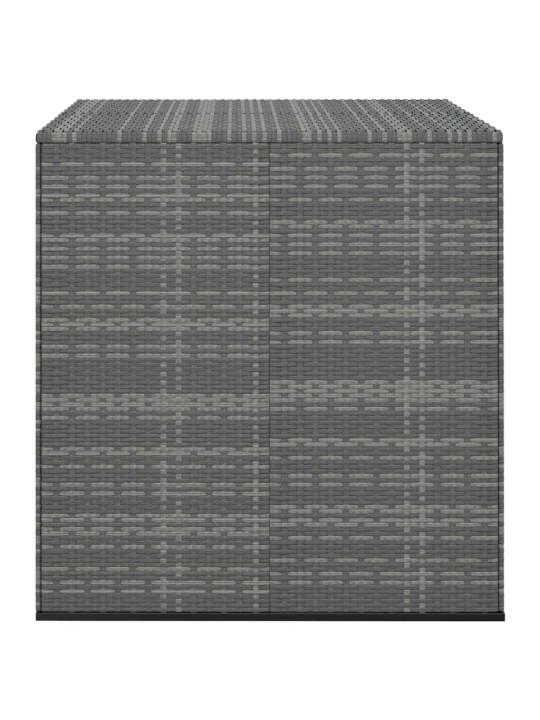 Zahradní úložný box PE ratan 100 x 97,5 x 104 cm šedý