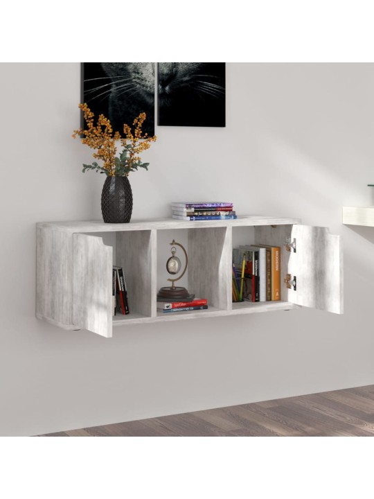 TV skříňka betonově šedá 88,5 x 27,5 x 30,5 cm kompozitní dřevo