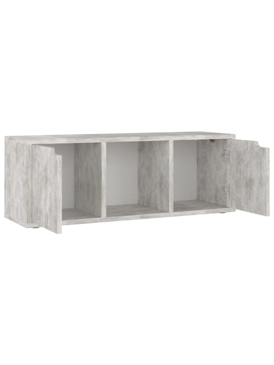 TV skříňka betonově šedá 88,5 x 27,5 x 30,5 cm kompozitní dřevo