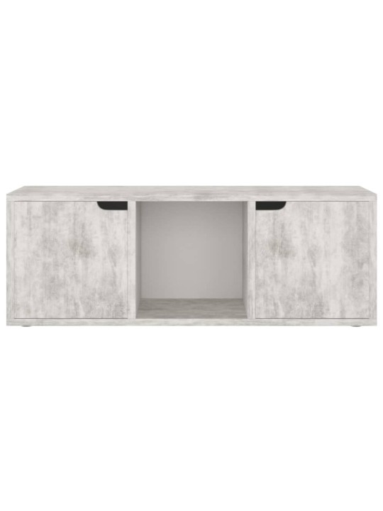 TV skříňka betonově šedá 88,5 x 27,5 x 30,5 cm kompozitní dřevo