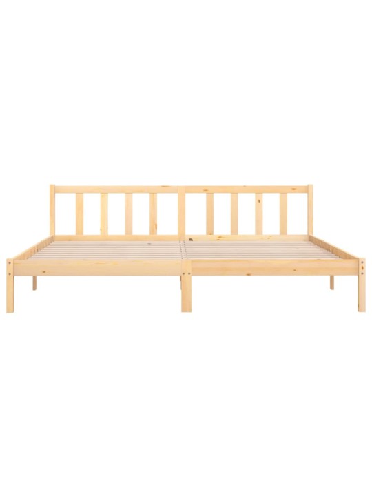 Rám postele masivní borové dřevo 200 x 200 cm