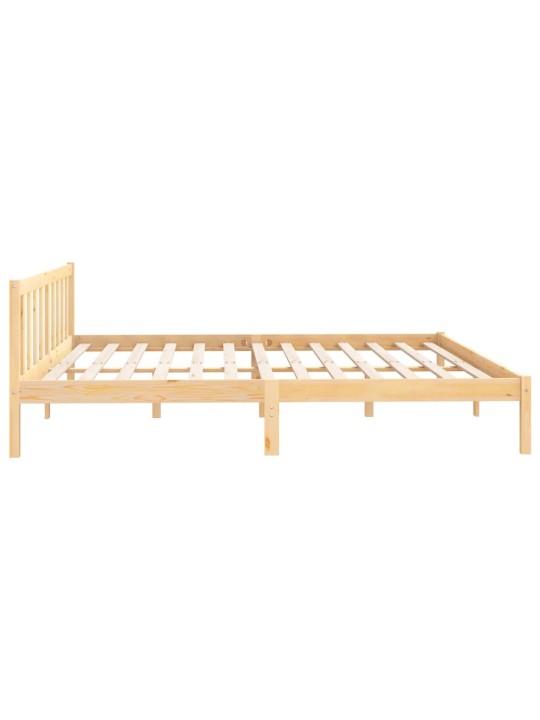 Rám postele masivní borové dřevo 200 x 200 cm