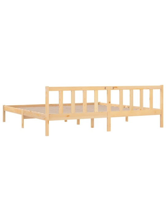 Rám postele masivní borové dřevo 200 x 200 cm