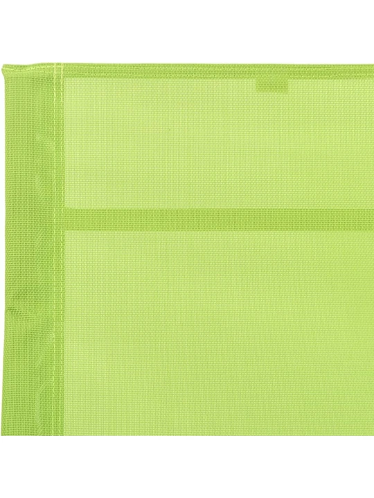 Zahradní lehátko ocel a textilen zelené