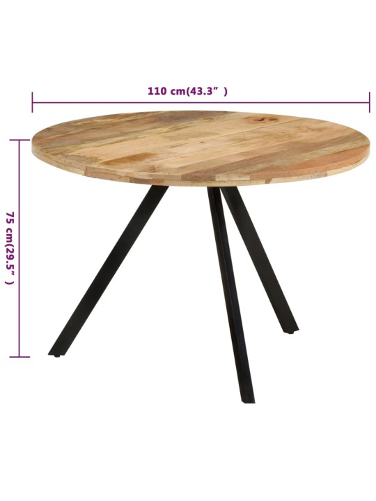 Jídelní stůl 110 x 75 cm masivní mangovníkové dřevo