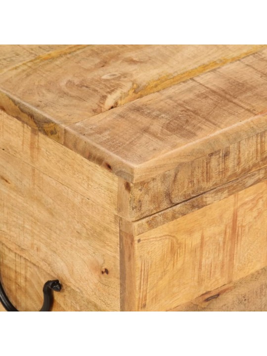 Úložný box 39 x 28 x 31 cm masivní mangovníkové dřevo