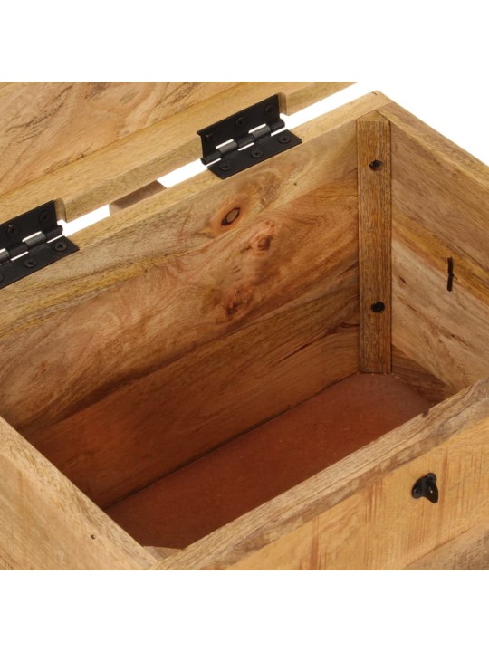 Úložný box 39 x 28 x 31 cm masivní mangovníkové dřevo