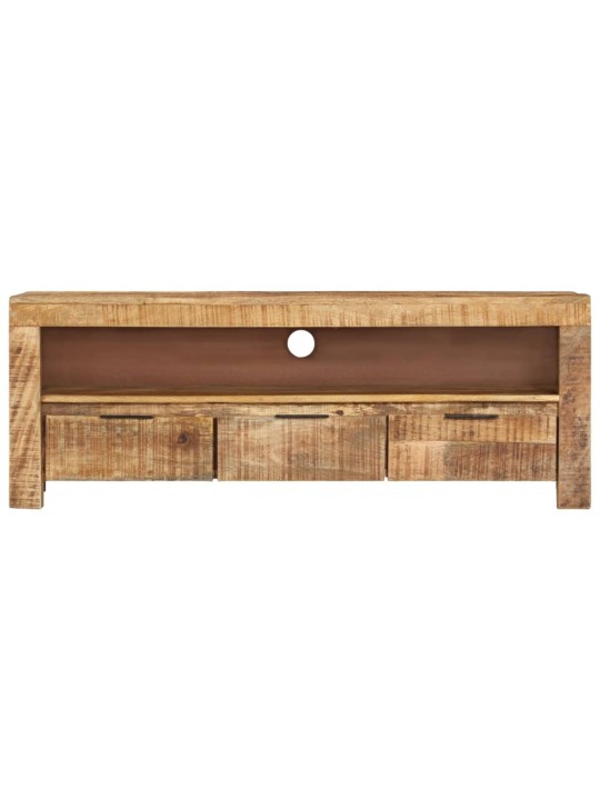 TV stolek 110 x 30 x 40 cm hrubé mangovníkové dřevo