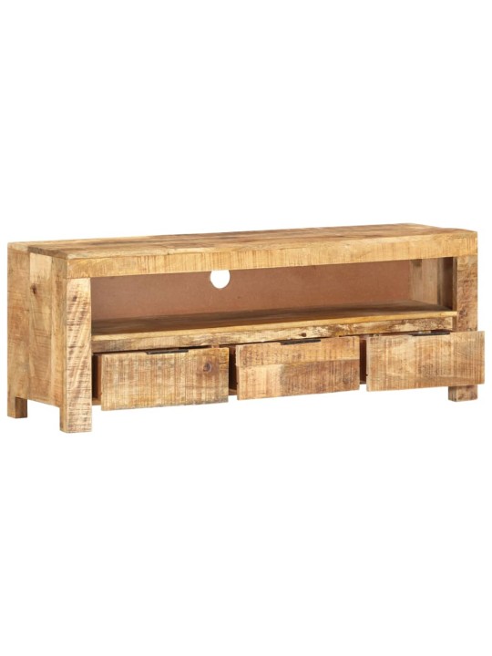 TV stolek 110 x 30 x 40 cm hrubé mangovníkové dřevo