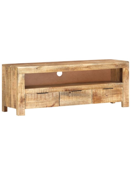 TV stolek 110 x 30 x 40 cm hrubé mangovníkové dřevo