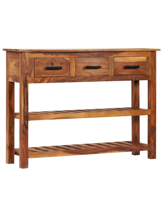 Příborník se 3 zásuvkami 110x30x80 cm masivní akáciové dřevo