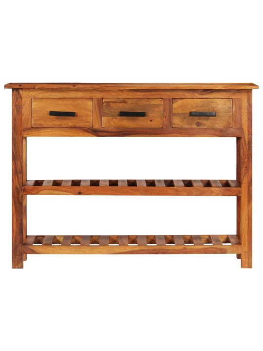 Příborník se 3 zásuvkami 110x30x80 cm masivní akáciové dřevo