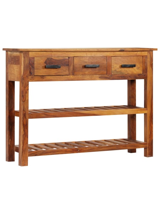 Příborník se 3 zásuvkami 110x30x80 cm masivní akáciové dřevo