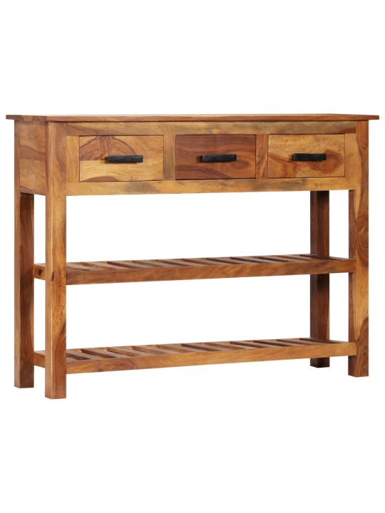 Příborník se 3 zásuvkami 110x30x80 cm masivní akáciové dřevo