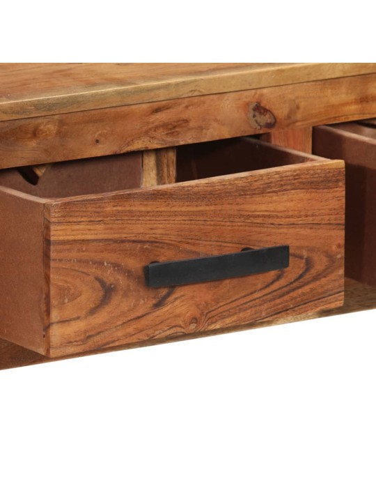 Příborník se 3 zásuvkami 110x30x80 cm masivní akáciové dřevo