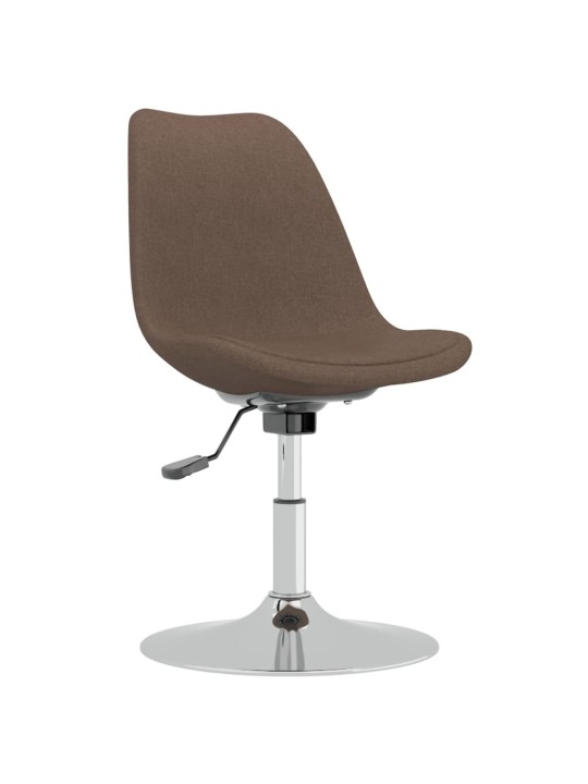 Otočné jídelní židle 4 ks taupe textil