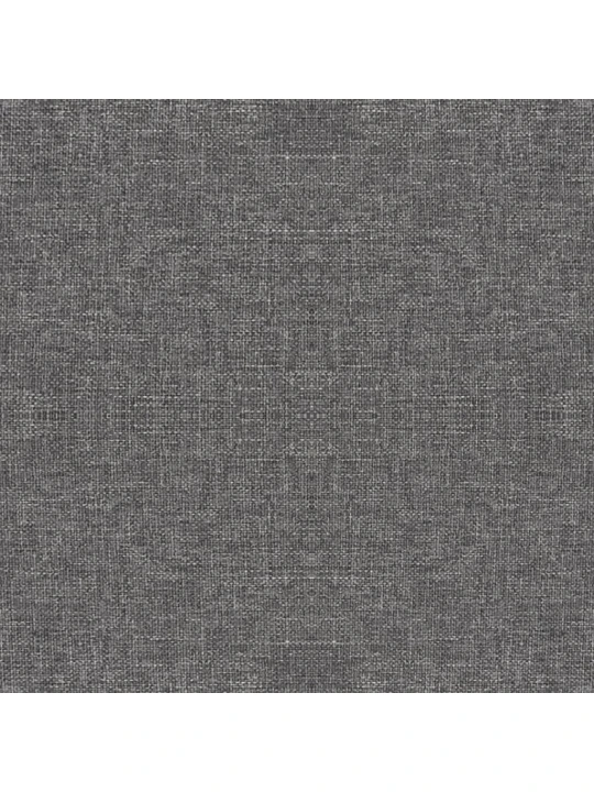 Otočné jídelní židle 2 ks světle šedé textil