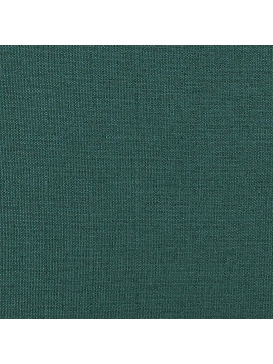 Masážní křeslo tmavě zelené textil