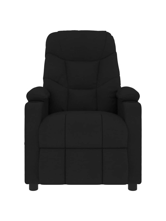 Masážní křeslo černé textil