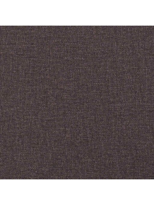 Masážní křeslo tmavě hnědé textil