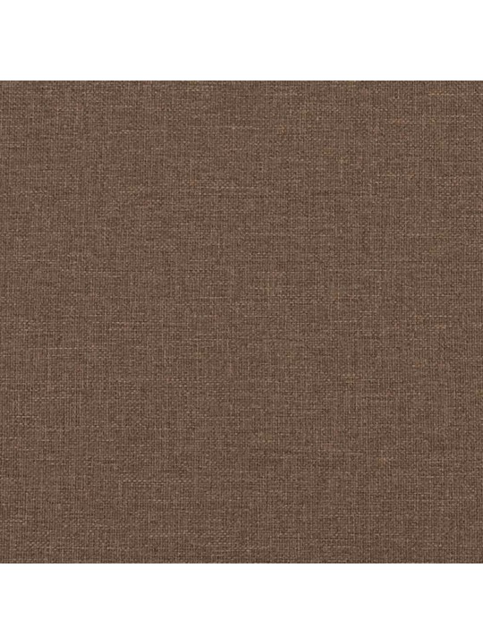 Masážní křeslo hnědé textil