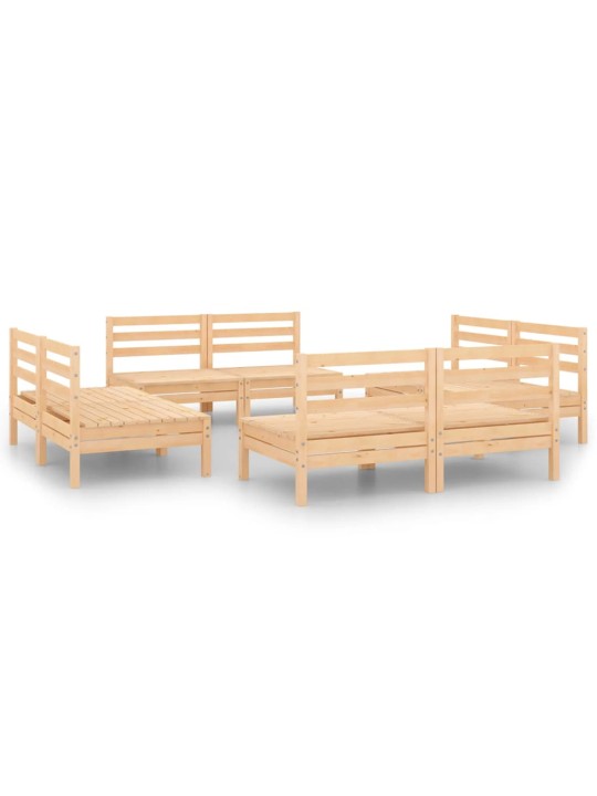 8dílná zahradní sedací souprava masivní borovice