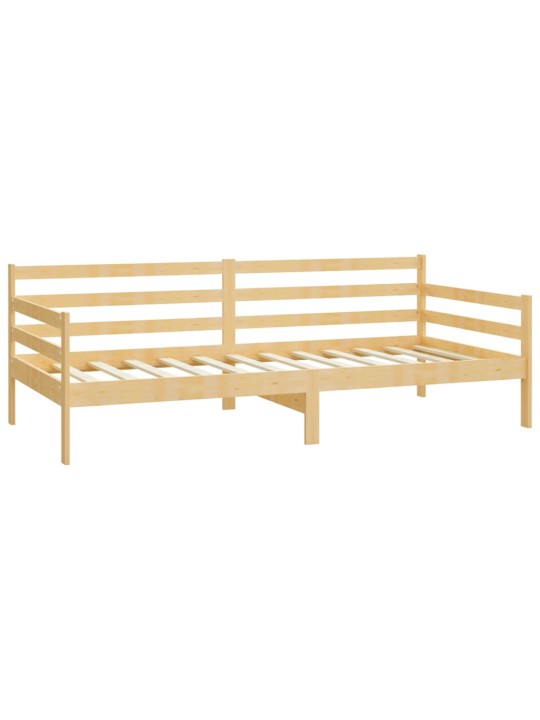 Válenda se zásuvkami 90 x 200 cm masivní borové dřevo