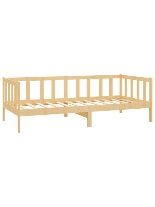Válenda se zásuvkami 90 x 200 cm masivní borové dřevo