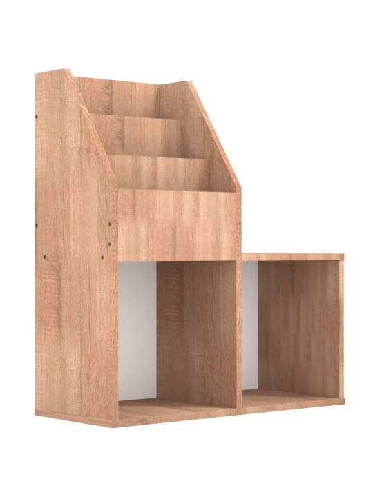 Dětský regál na časopisy dub sonoma 71 x 30 x 78,5 cm kompozit