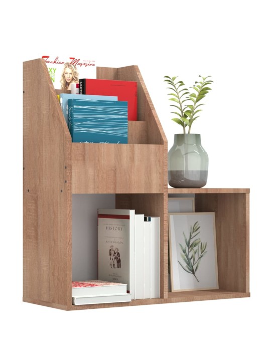 Dětský regál na časopisy dub sonoma 71 x 30 x 78,5 cm kompozit
